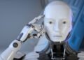 Robot encourages you to think.